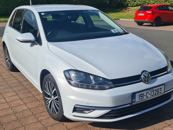 Volkswagen Golf Hatchback, Diesel, 2019, White