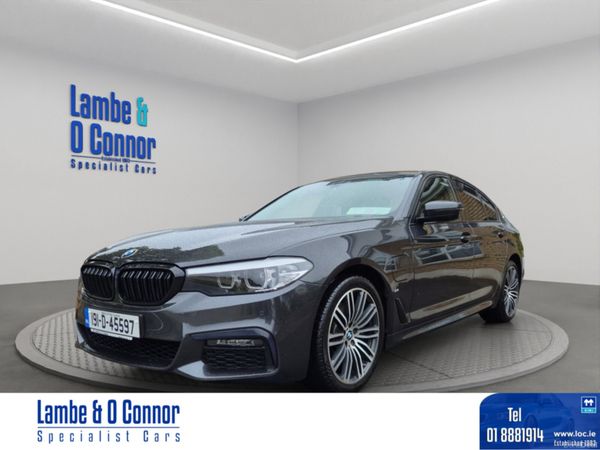 BMW 5-Series Saloon, Petrol Plug-in Hybrid, 2019, Grey