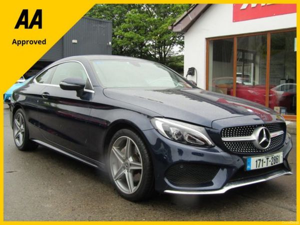 Mercedes-Benz C-Class Coupe, Diesel, 2017, Blue