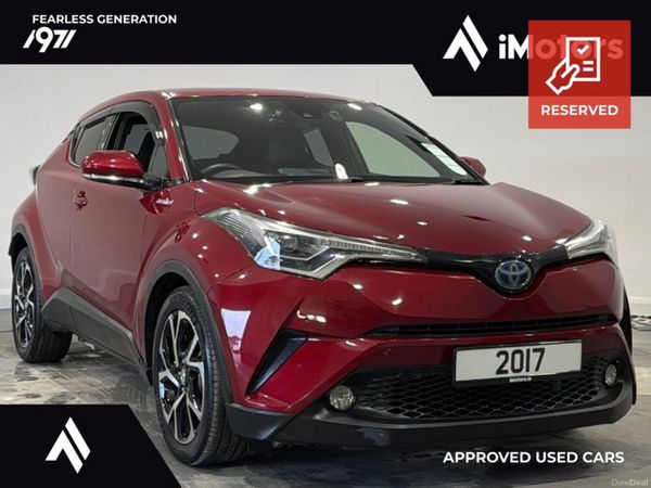 Toyota C-HR SUV, Petrol Hybrid, 2017, Red