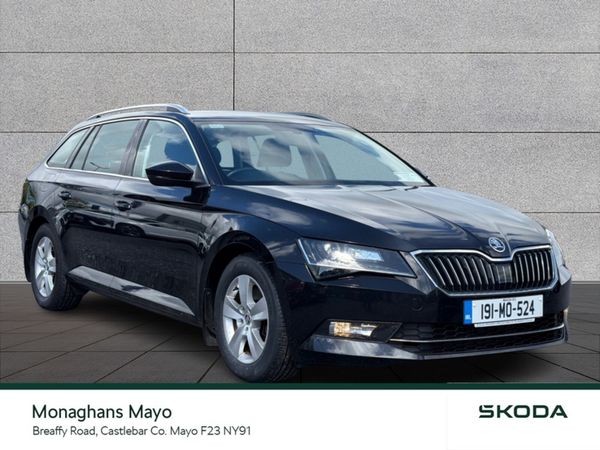 Skoda Superb Estate, Diesel, 2019, Black