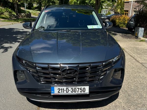 Hyundai Tucson SUV, Petrol Hybrid, 2021, Blue