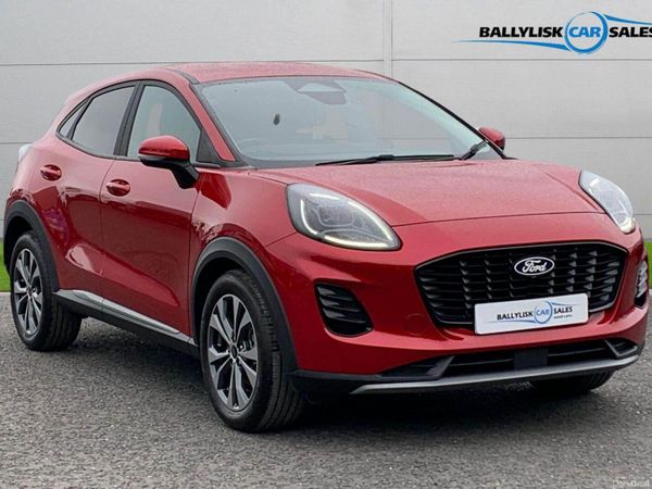 Ford Puma SUV, Petrol Hybrid, 2025, Red
