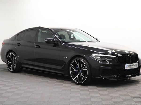 BMW 5-Series Saloon, Petrol Hybrid, 2023, Black