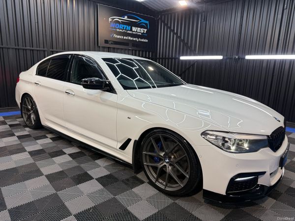 BMW 5-Series Saloon, Diesel, 2018, White