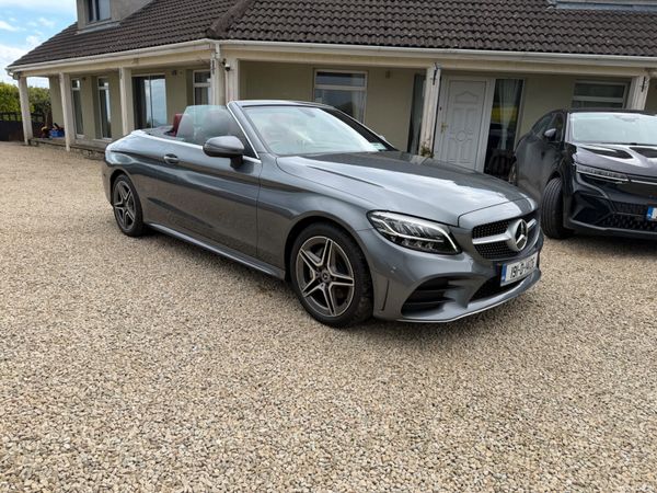 Mercedes-Benz C-Class Convertible, Petrol Hybrid, 2019, Grey