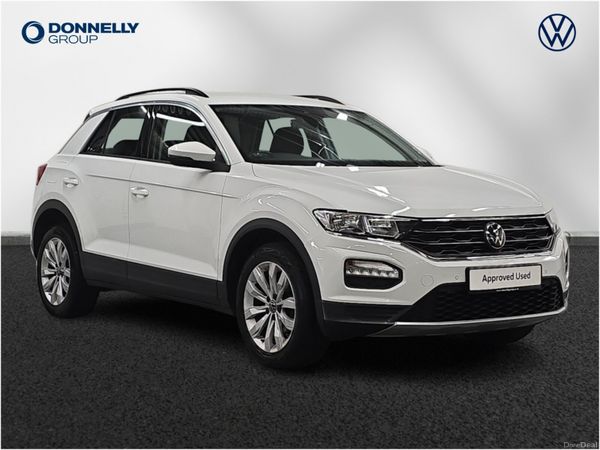 Volkswagen T-Roc Hatchback, Petrol, 2021, White