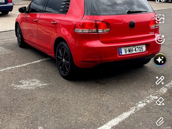 Volkswagen Golf Hatchback, Diesel, 2011, Red