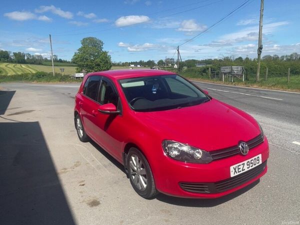Volkswagen Golf Hatchback, Diesel, 2009, Red