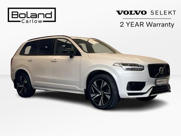 Volvo XC90 SUV, Petrol Plug-in Hybrid, 2022, White