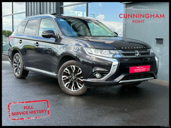 Mitsubishi Outlander SUV, Petrol Hybrid, 2017, Black