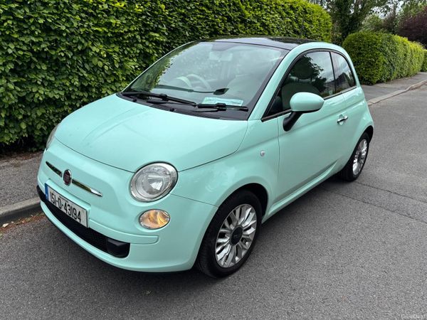 Fiat 500 Hatchback, Petrol, 2015, Green