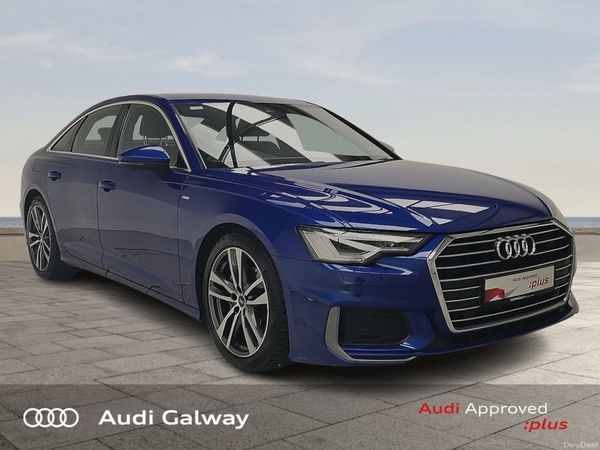 Audi A6 Saloon, Diesel, 2022, Blue