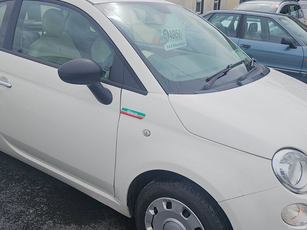 Fiat 500 Hatchback, Petrol, 2013, White
