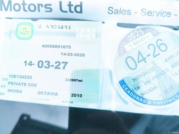 Skoda Octavia Hatchback, Diesel, 2010, Blue