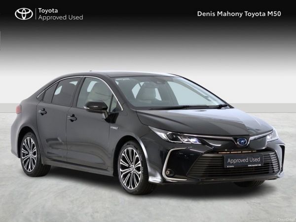 Toyota Corolla Saloon, Petrol Hybrid, 2019, Black