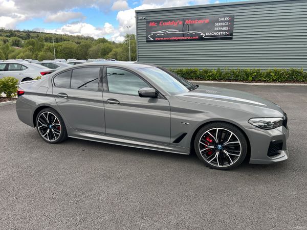 BMW 5-Series Saloon, Petrol Plug-in Hybrid, 2022, Grey