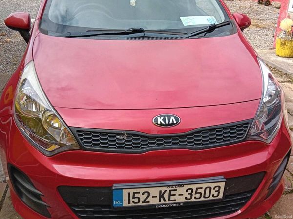 Kia Rio Hatchback, Petrol, 2015, Red