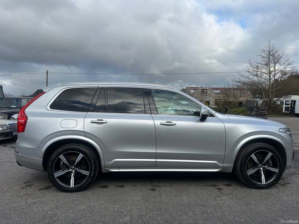 Volvo XC90 SUV, Petrol Plug-in Hybrid, 2017, Silver