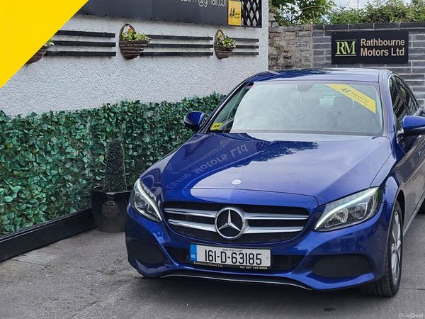 Mercedes-Benz C-Class Saloon, Petrol Plug-in Hybrid, 2016, Blue