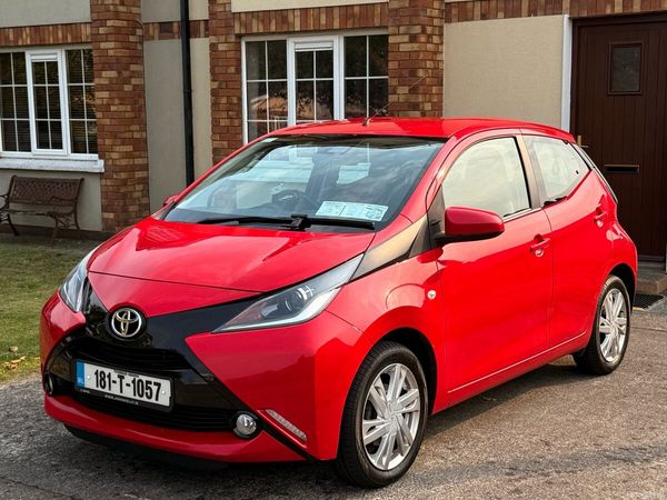 Toyota Aygo Hatchback, Petrol, 2018, Red