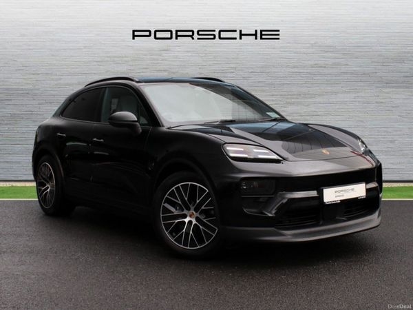 Porsche Macan SUV, Electric, 2026, Black