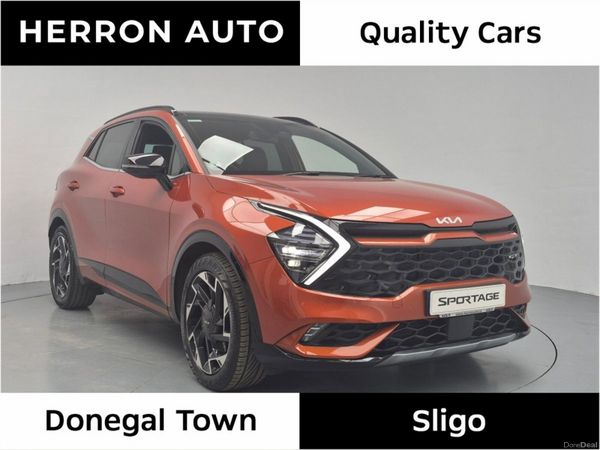 Kia Sportage SUV, Diesel Hybrid, 2023, Orange