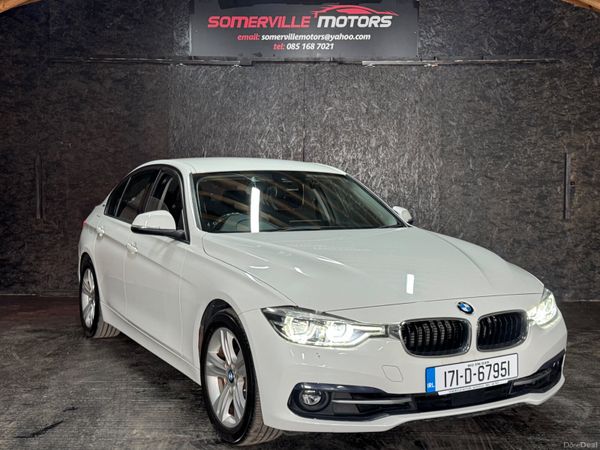 BMW 3-Series Saloon, Petrol Hybrid, 2017, White
