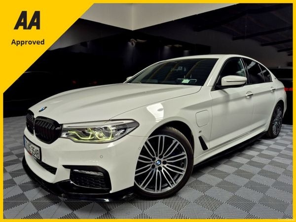BMW 5-Series Saloon, Petrol Plug-in Hybrid, 2017, White