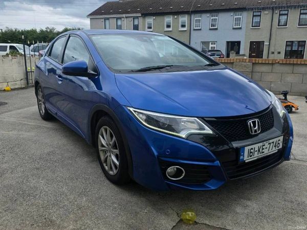 Honda Civic Hatchback, Diesel, 2016, Blue