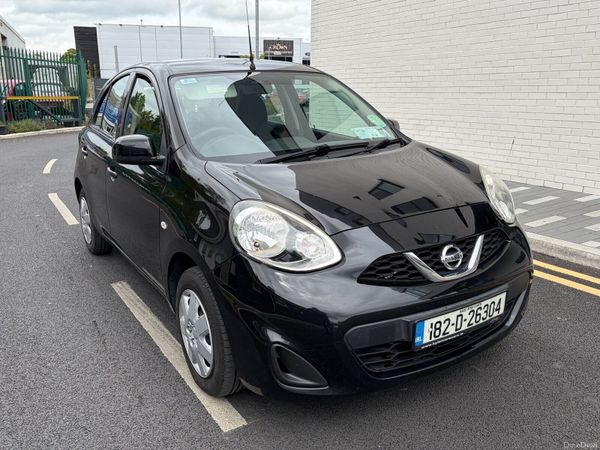 Nissan March Hatchback, Petrol, 2018, Black