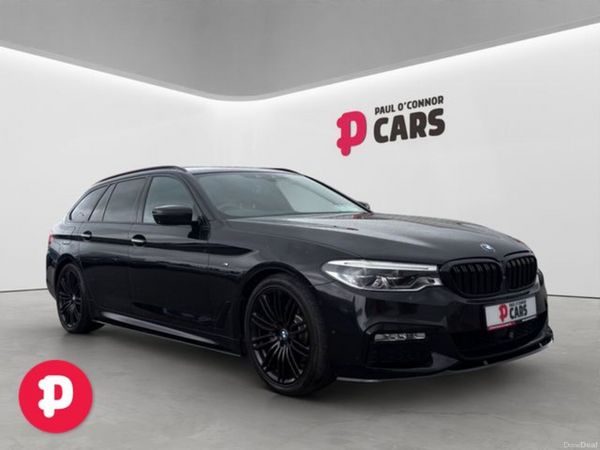 BMW 5-Series Estate, Diesel, 2018, Black