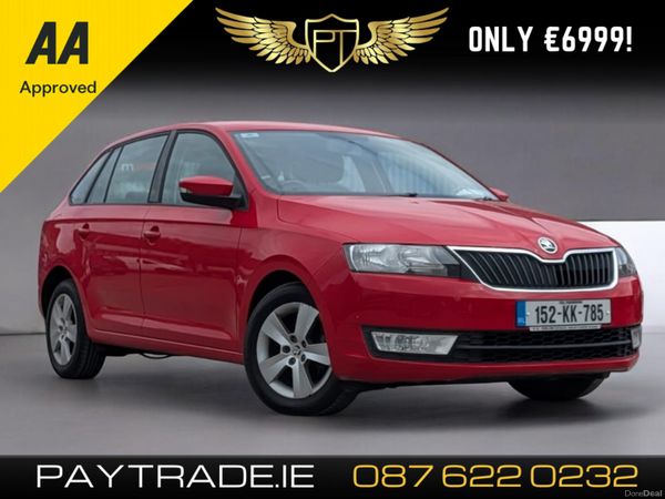 Skoda Rapid Hatchback, Diesel, 2015, Red