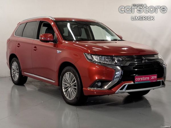 Mitsubishi Outlander SUV, Petrol Plug-in Hybrid, 2019, Red