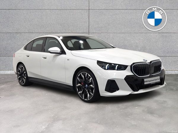 BMW 5-Series Saloon, Petrol Plug-in Hybrid, 2024, White