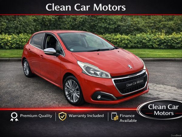 Peugeot 208 Hatchback, Petrol, 2016, Orange