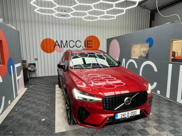 Volvo XC60 SUV, Petrol Plug-in Hybrid, 2024, Red