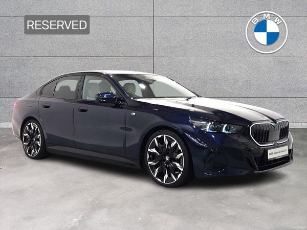 BMW 5-Series Saloon, Petrol Plug-in Hybrid, 2026, Blue