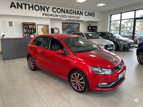 Volkswagen Polo Hatchback, Petrol, 2017, Red