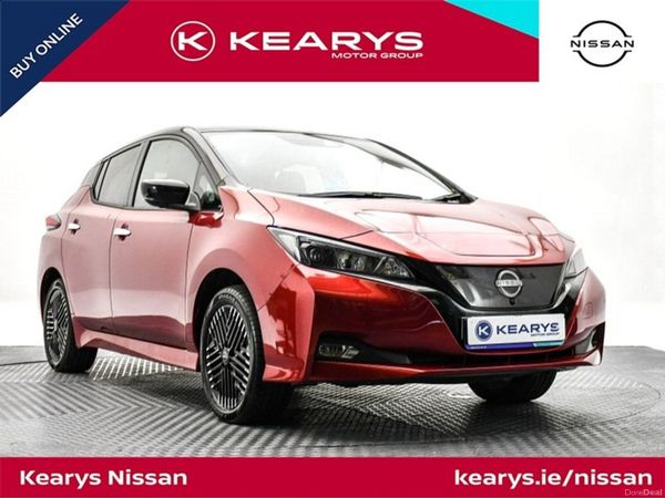 Nissan Leaf Hatchback, Electric, 2023, Red