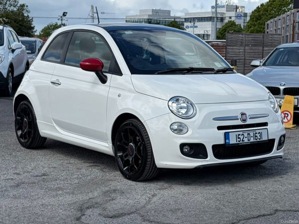 Fiat 500 Hatchback, Diesel, 2015, White