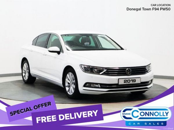 Volkswagen Passat Saloon, Diesel, 2019, White