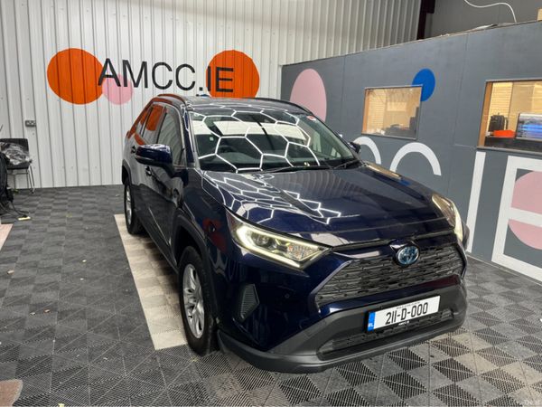 Toyota RAV4 SUV, Petrol Hybrid, 2021, Blue
