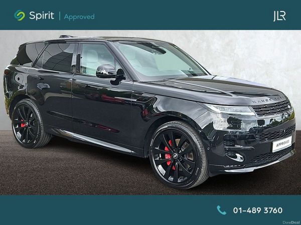 Land Rover Range Rover Sport SUV, Petrol Plug-in Hybrid, 2025, Black