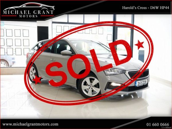 Skoda Scala Hatchback, Petrol, 2021, Grey