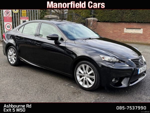 Lexus IS Saloon, Petrol Hybrid, 2016, Black