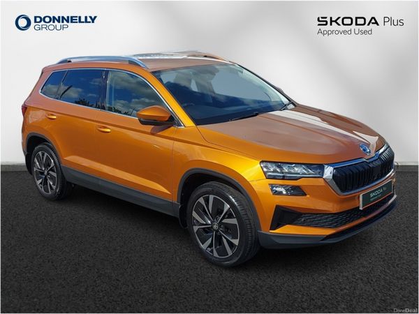 Skoda Karoq Estate, Petrol, 2022, Orange