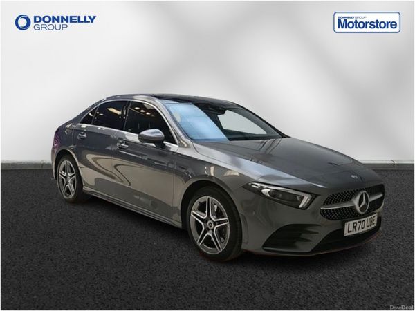 Mercedes-Benz A-Class Saloon, Petrol Hybrid, 2020, Grey