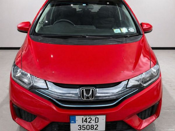 Honda Fit Hatchback, Petrol Hybrid, 2014, Red