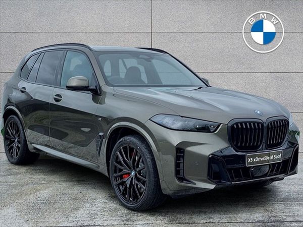 BMW X5 SUV, Petrol Plug-in Hybrid, 2026, Green